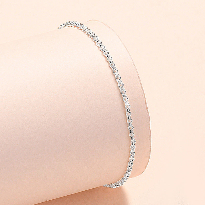 Women's Fashion Silver Plated Geometric Bracelet