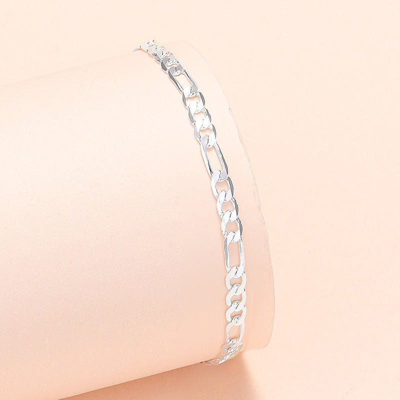 Women's Fashion Silver Plated Geometric Bracelet