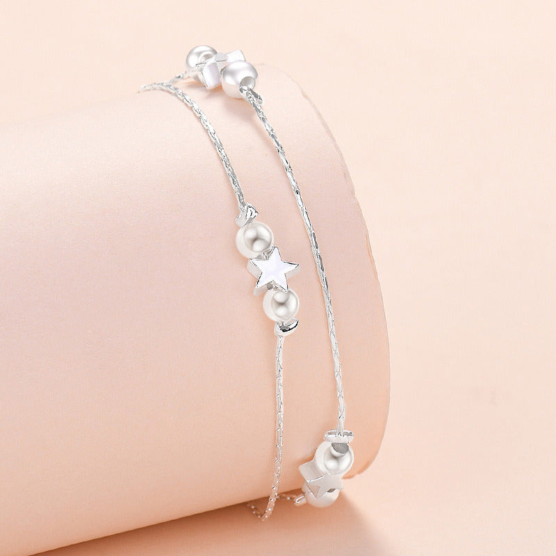 Women's Fashion Silver Plated Geometric Bracelet