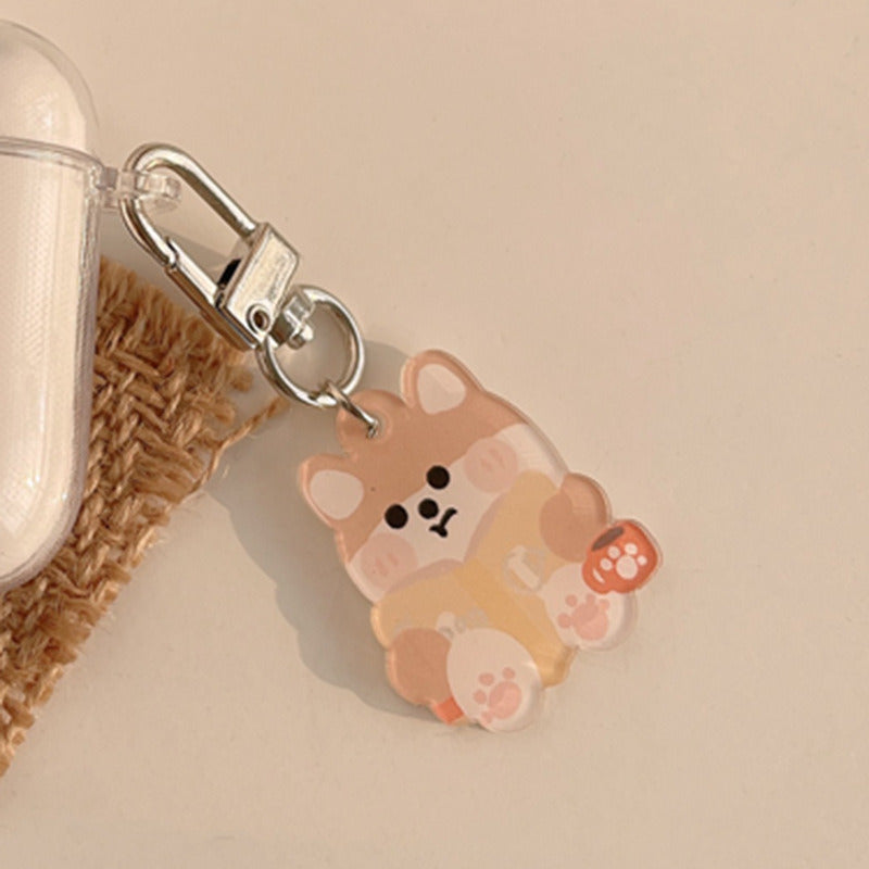 Ins New Bear Keychain Girl Heart Cartoon Pendant