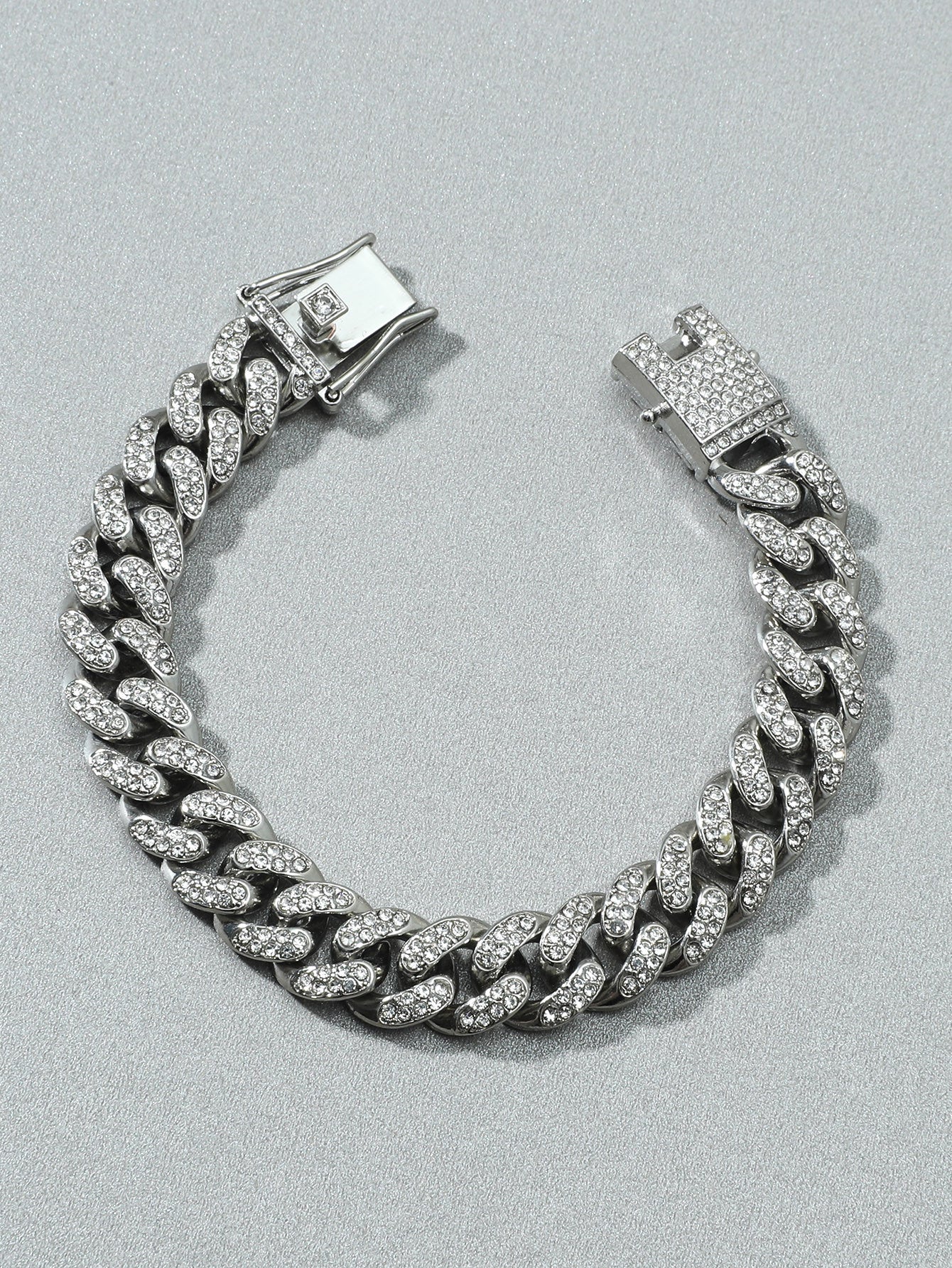 Fashion Trend Diamond Rhinestone Men's Bracelet