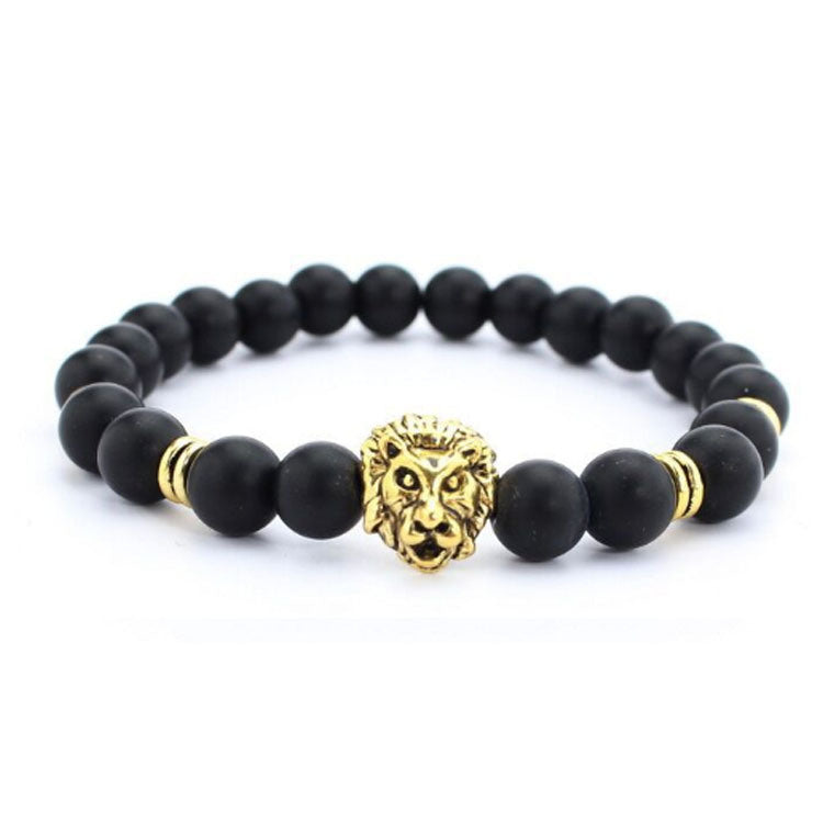 Men's Fashion Volcanic Stone Bead Bracelet