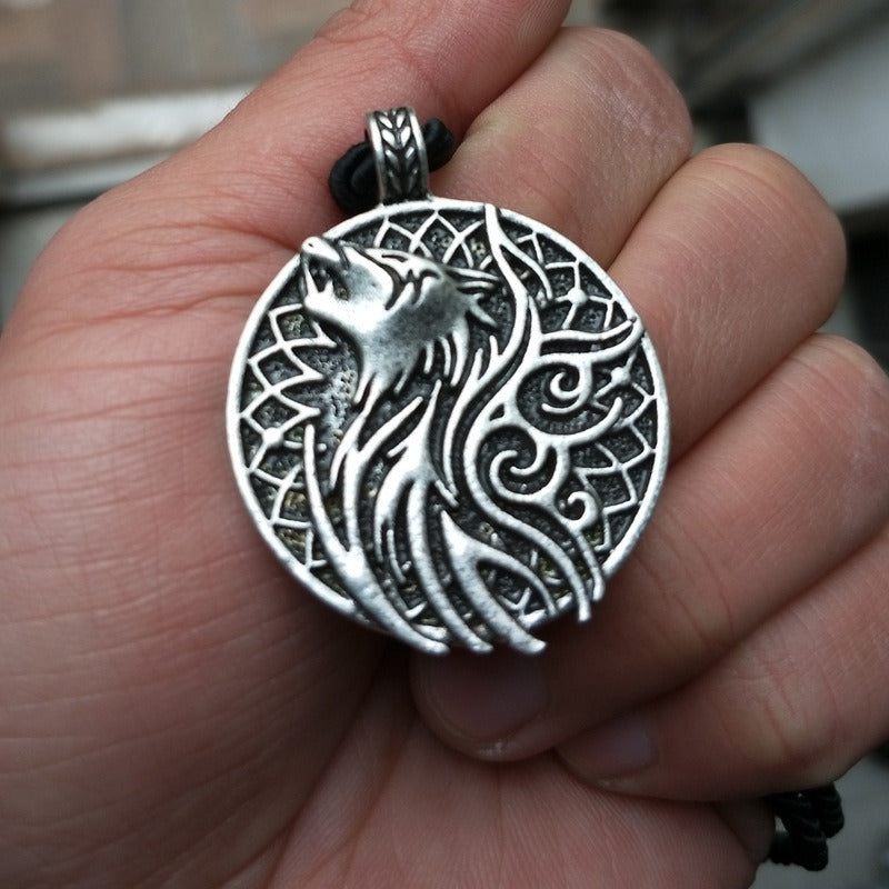 Crow Double-sided Necklace Jewelry Necklace VIKING FORCE LABORATORIES Charm Pendant