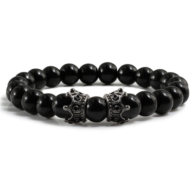 Fashion Obsidian Jewelry Loose Beads Bracelet