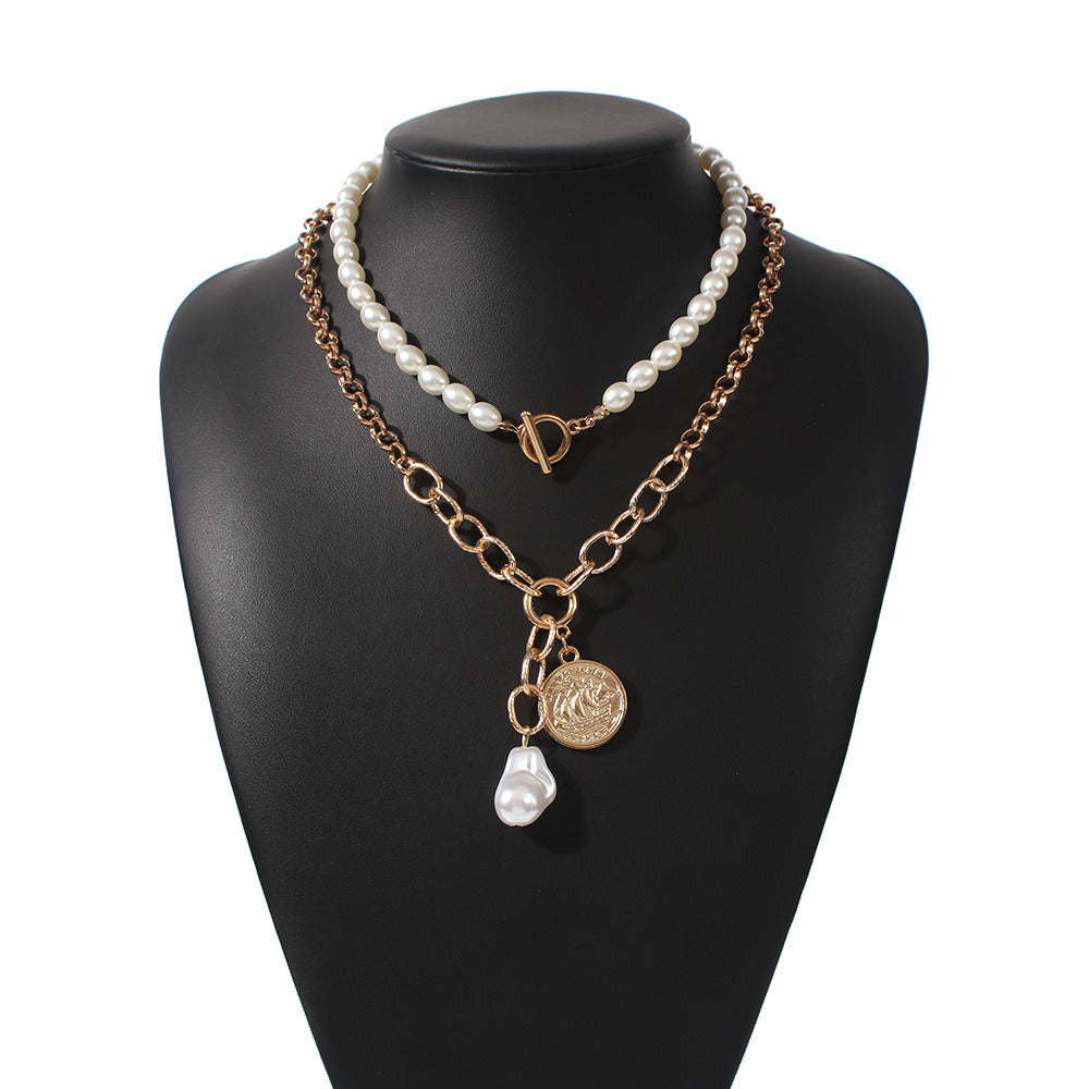 Women's Fashion All-match Alloy Necklace Pendant