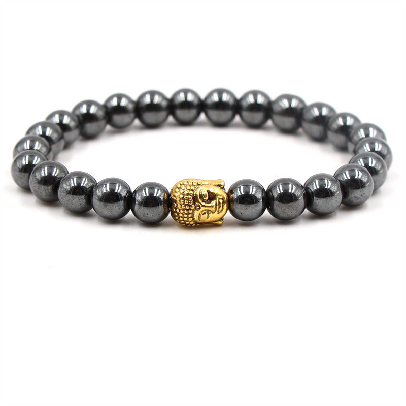 DIY Ornament Non-magnetic Environmental Protection Buddha Head Bracelet