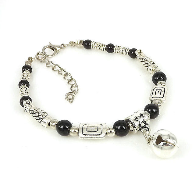 Ladies DIY Tibetan Silver Beads Fancy Bracelet