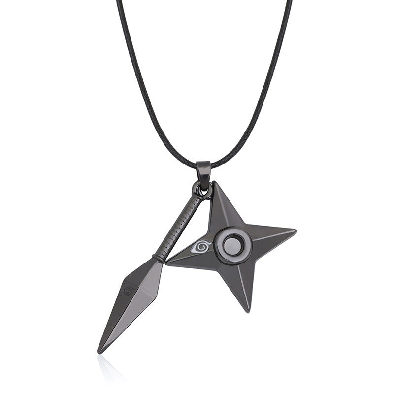 Alloy Japanese Dart Pendant Necklace