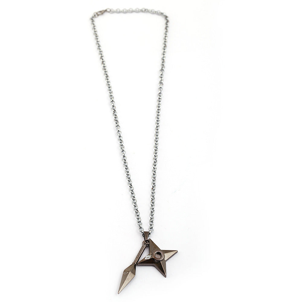 Alloy Japanese Dart Pendant Necklace