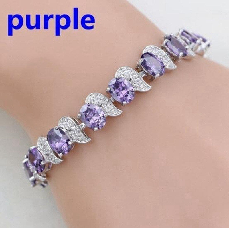 Zircon Seven-color European And American Bracelet Ten Colors For Women