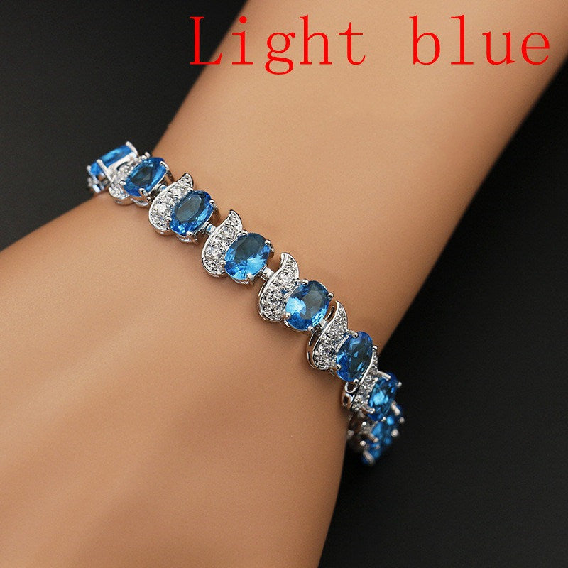 Zircon Seven-color European And American Bracelet Ten Colors For Women