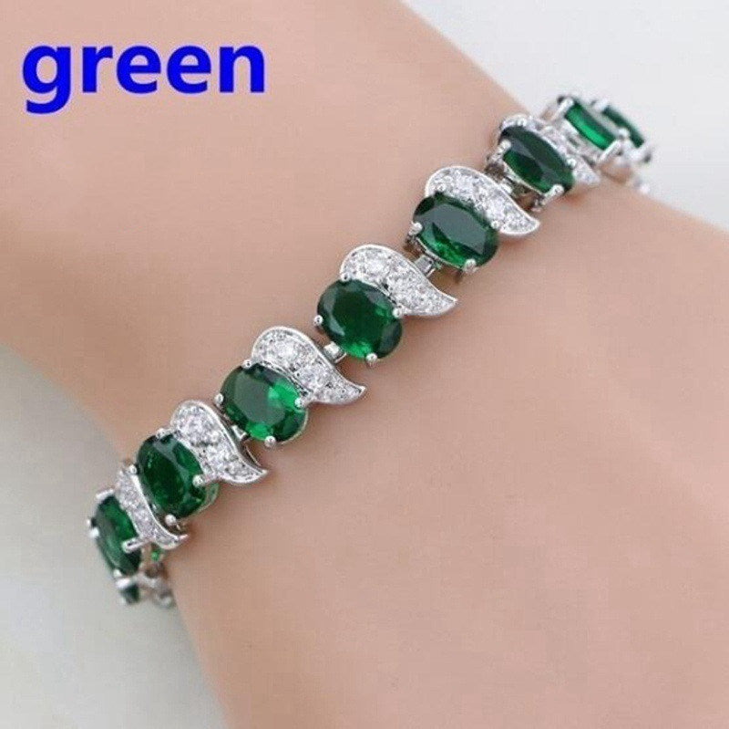 Zircon Seven-color European And American Bracelet Ten Colors For Women