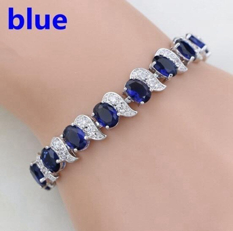 Zircon Seven-color European And American Bracelet Ten Colors For Women