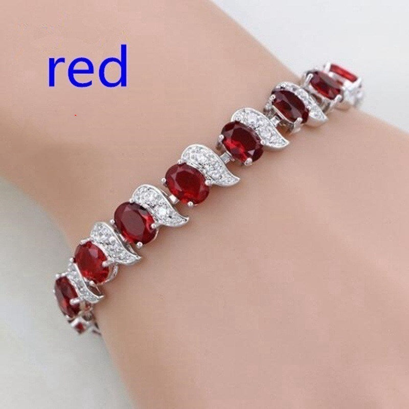 Zircon Seven-color European And American Bracelet Ten Colors For Women