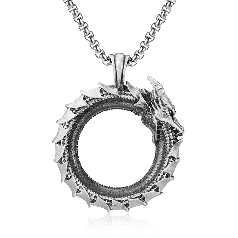 European And American Men's Titanium Steel Necklace