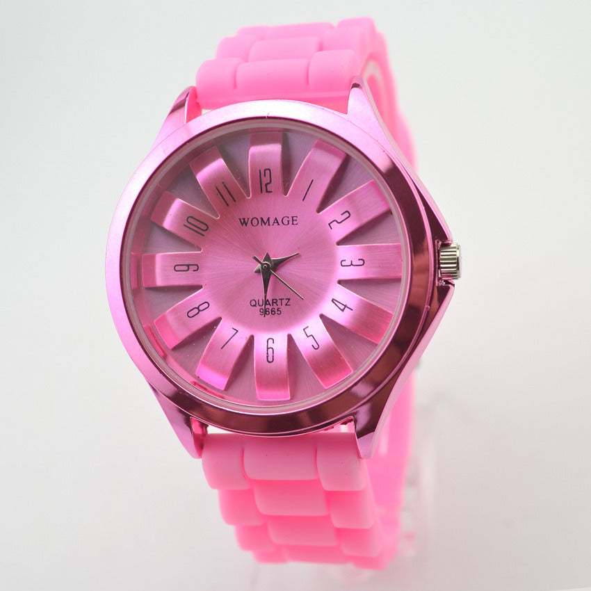 Fashion Chrysanthemum Dial Sunflower Tape Women's Quartz Watch