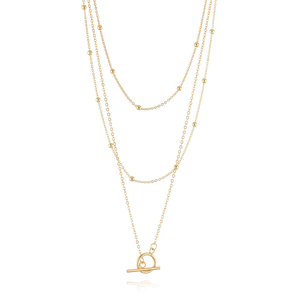 Long High-grade Gold-plated Necklace