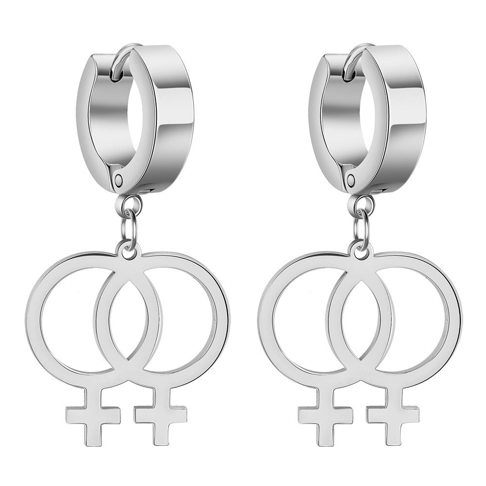 New Stainless Steel Women's Earrings