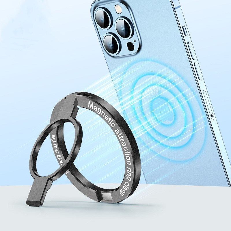 Ultra-thin Metal Magnetic Ring Buckle Mobile Phone Holder