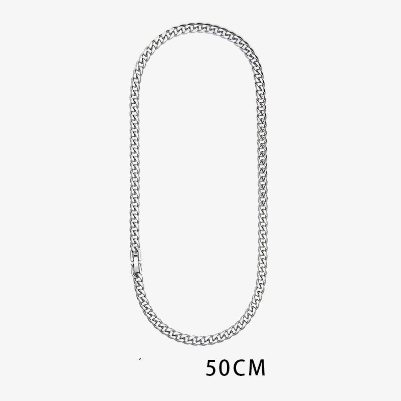 Titanium Steel Versatile Clavicle Chain Male
