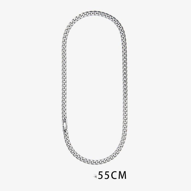 Titanium Steel Versatile Clavicle Chain Male