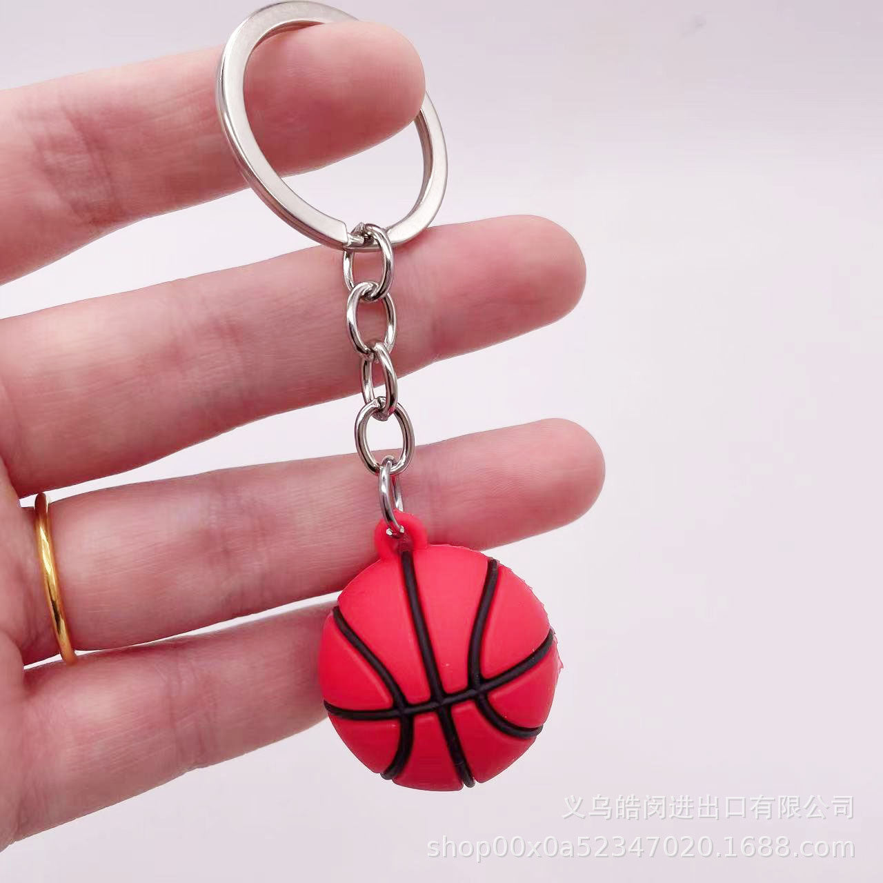 Volleyball Keychain Charm Student Sports