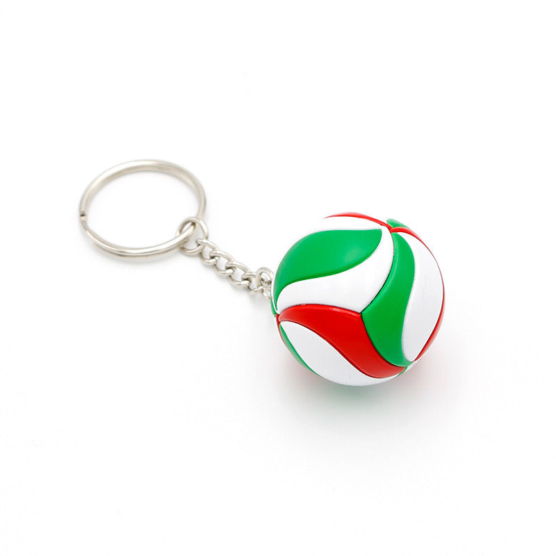 Volleyball Keychain Charm Student Sports