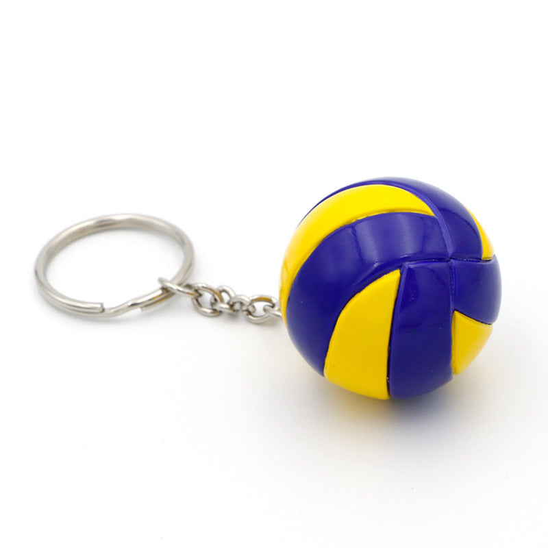 Volleyball Keychain Charm Student Sports