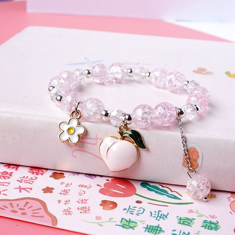 Women's Fashion Pearl And Crystal Beaded Bracelet