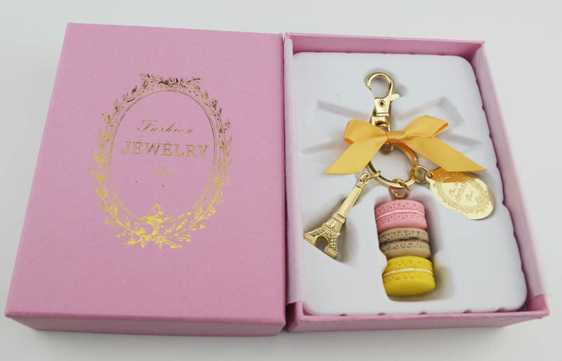 Macaron Pendant Key Ring Bag Buckle Key Ring Female