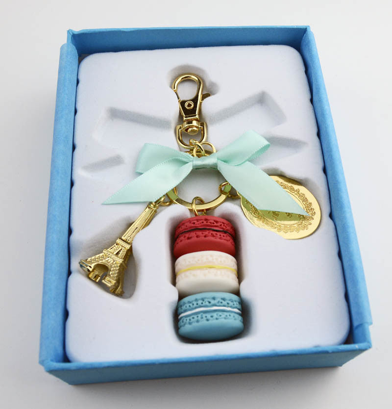 Macaron Pendant Key Ring Bag Buckle Key Ring Female