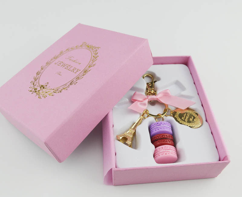 Macaron Pendant Key Ring Bag Buckle Key Ring Female