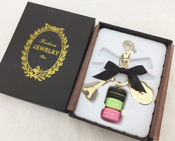 Macaron Pendant Key Ring Bag Buckle Key Ring Female