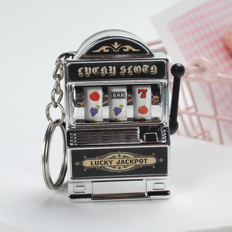 Home Fashion Mini Fruit Machine Keychain Charm