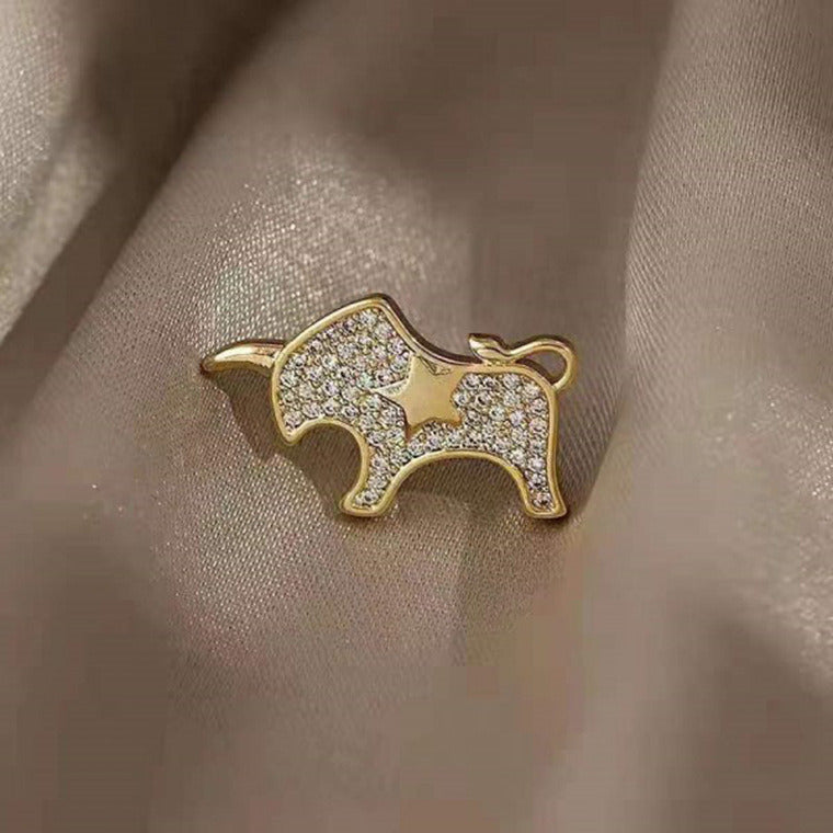 Simple And Versatile Opal Neckline Shirt Cardigan Collar Pin Brooch