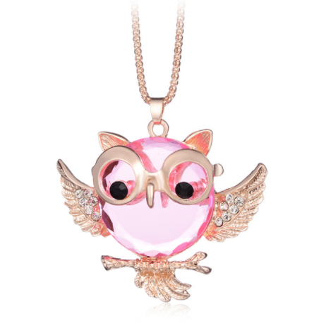 Gem Owl Women's Sweater Chain