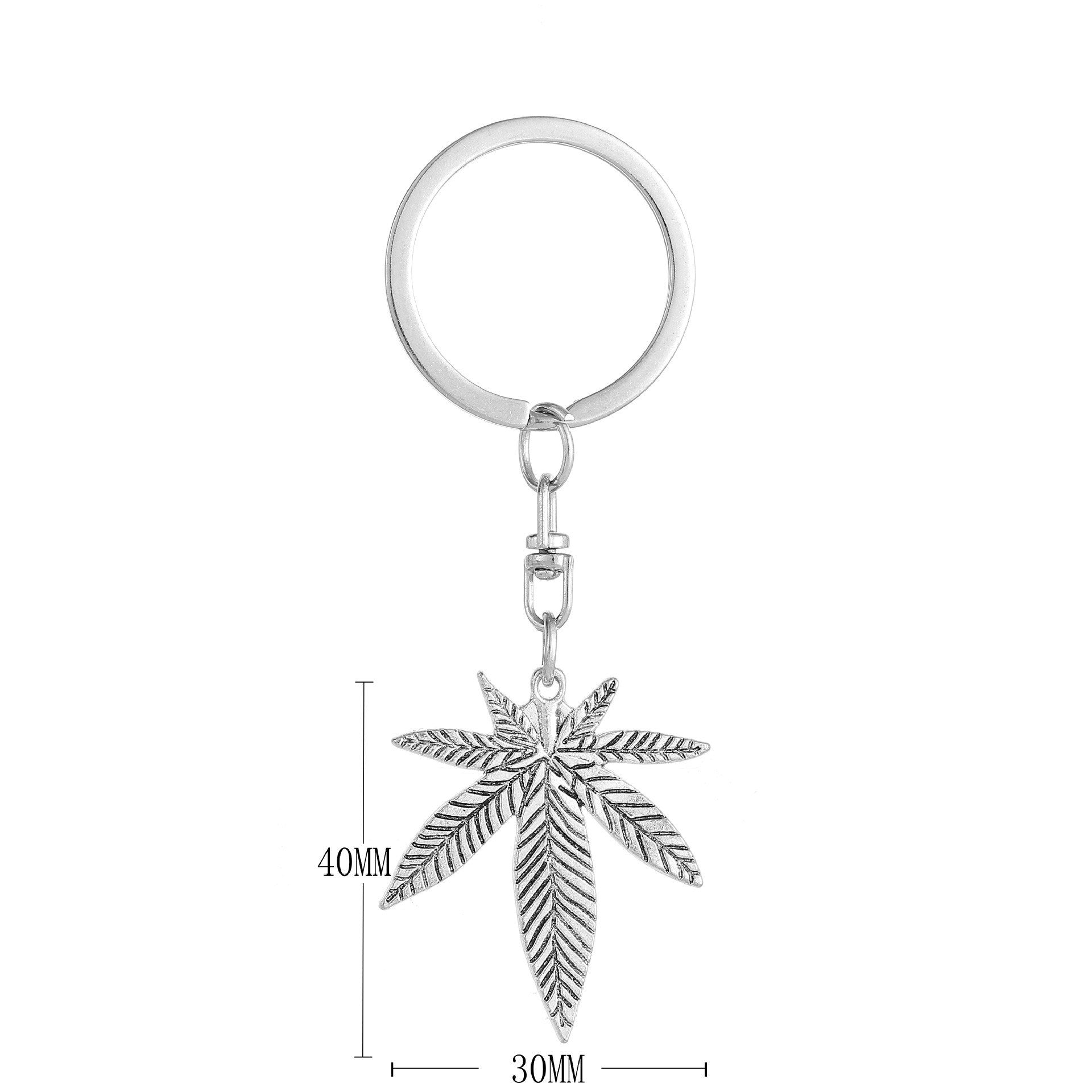 Maple Leaf Key Chain Creative Car Men And Women