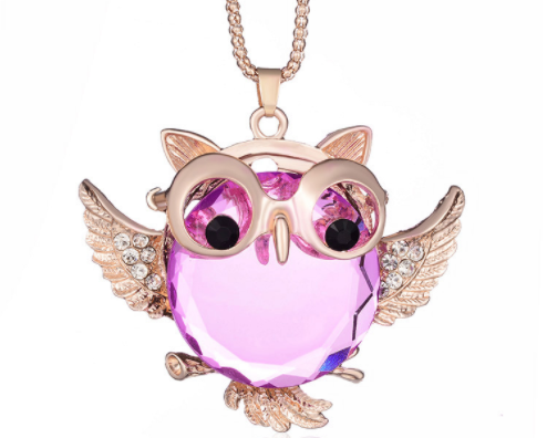 Gem Owl Women's Sweater Chain