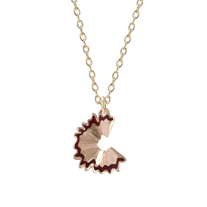 Creative Pencil Fragment Alloy Pendant