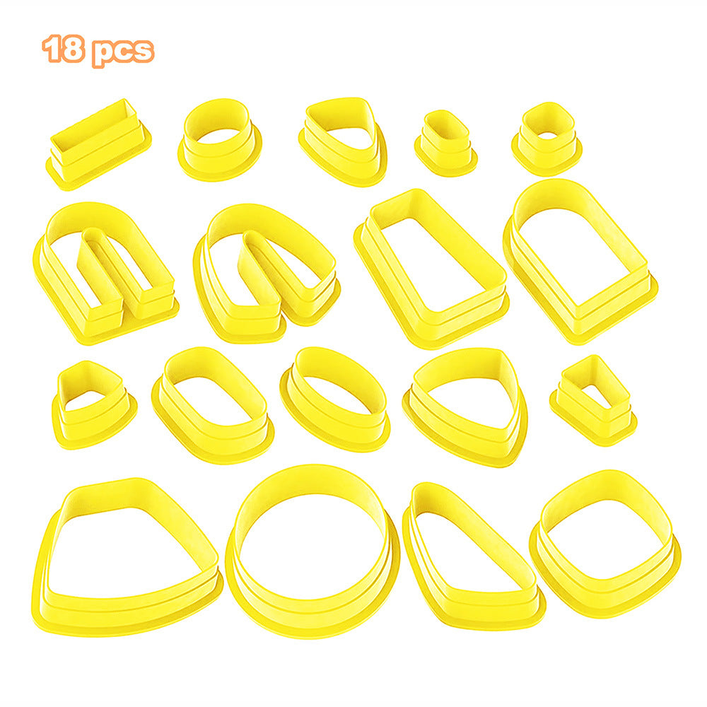 Soft Clay Mold DIY Manual Clay Cutter Plastic Earrings