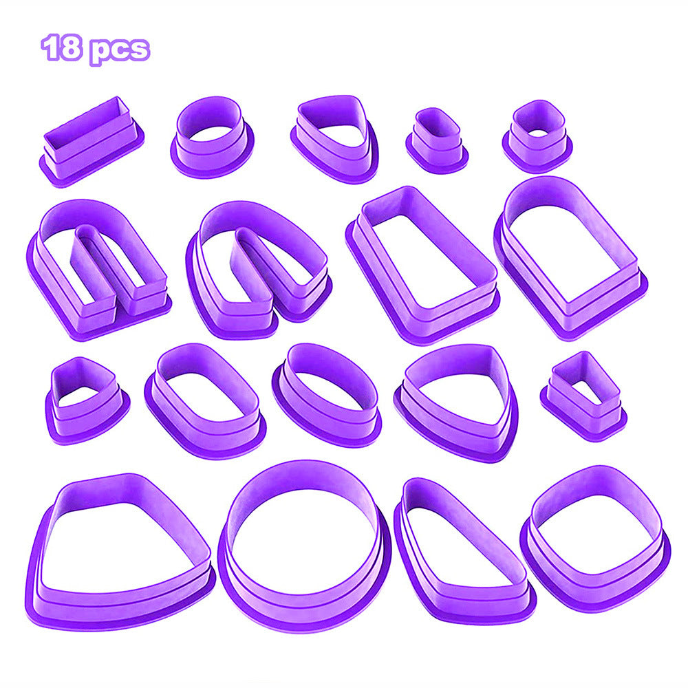 Soft Clay Mold DIY Manual Clay Cutter Plastic Earrings