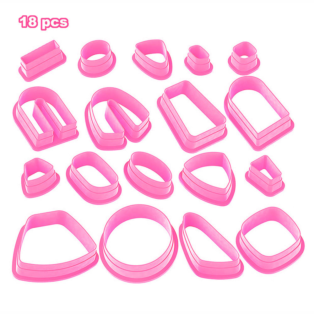 Soft Clay Mold DIY Manual Clay Cutter Plastic Earrings