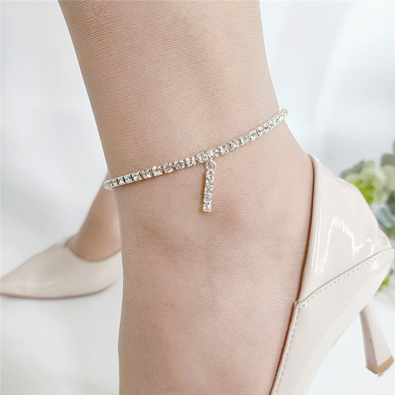 Fashion Personality Capital Letters Alloy Anklet