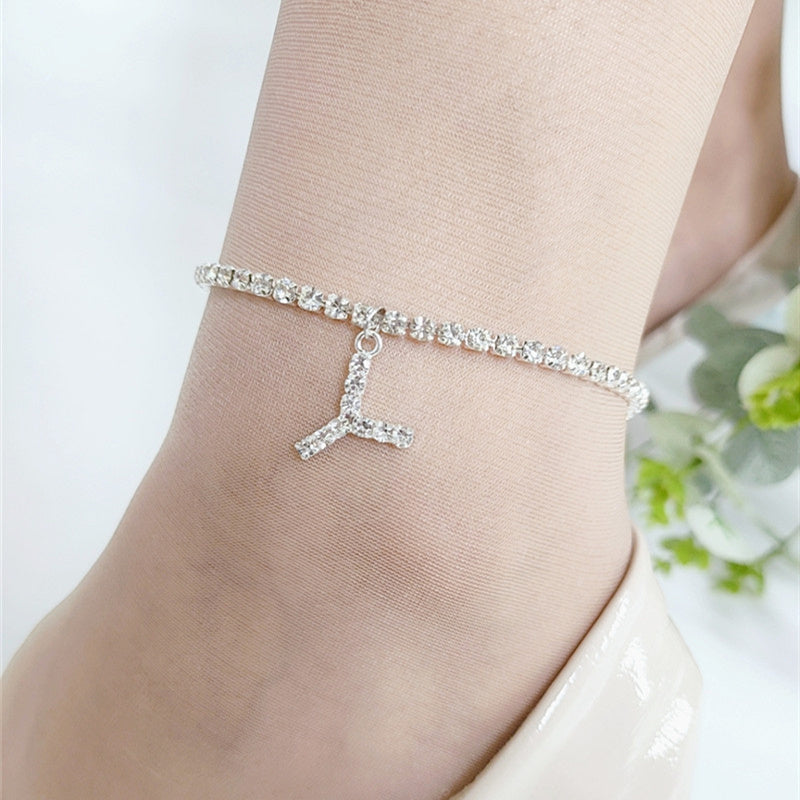 Fashion Personality Capital Letters Alloy Anklet