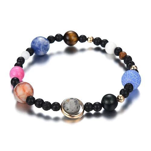 Men's And Women's Fashionable Natural Stone Stretch Sun Bracelet