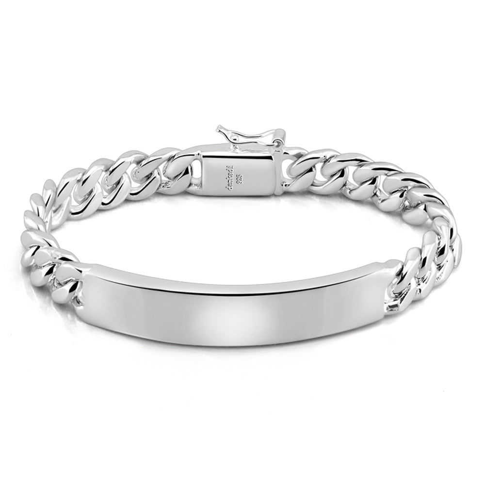 S925 Sterling Silver Handcrafted Platinum Bracelet