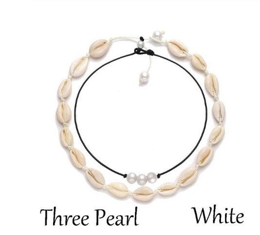 Amazon Hot 2019 Shell Necklace European And American Pearls Necklace Set Gravel Shell Fragment Necklace For Women Necklace