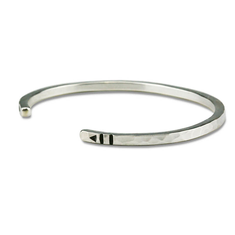 Sterling Silver S925 Women's Hammer Bracelet