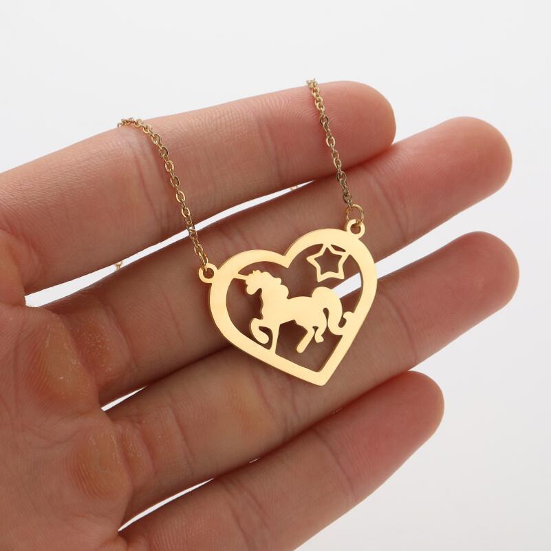 Ins Light Luxury Personality Cute Cartoon Animal Pendant Necklace