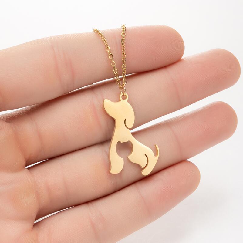 Ins Light Luxury Personality Cute Cartoon Animal Pendant Necklace